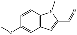 5-METHOXY-1-METHYL-1H-INDOLE-2-CARBALDEHYDE 结构式