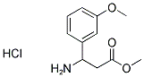 3-AMINO-3-(3-METHOXY-PHENYL)-PROPIONIC ACID METHYL ESTER HYDROCHLORIDE 结构式