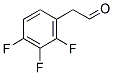 2,3,4-Trifluorobenzeneyl acetaldehyde 结构式