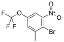 2-BROMO-3-NITRO-5-(TRIFLUOROMETHOXY)TOLUENE 结构式