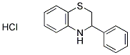 3-PHENYL-3,4-DIHYDRO-2H-1,4-BENZOTHIAZINE HYDROCHLORIDE 结构式