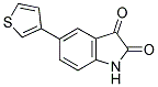 5-(3-THIENYL)-1H-INDOLE-2,3-DIONE 结构式