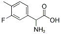 3-氟-4-甲基苯甘氨酸 结构式