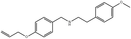 N-(4-(ALLYLOXY)BENZYL)-2-(4-METHOXYPHENYL)ETHANAMINE 结构式