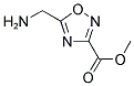 METHYL 5-(AMINOMETHYL)-1,2,4-OXADIAZOLE-3-CARBOXYLATE 结构式