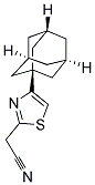 [4-(1-ADAMANTYL)-1,3-THIAZOL-2-YL]ACETONITRILE 结构式
