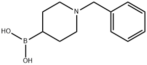 1-苄基-哌啶-4-硼酸 结构式