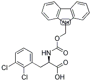 (R)-3-(2,3-DICHLORO-PHENYL)-2-(9H-FLUOREN-9-YLMETHOXYCARBONYLAMINO)-PROPIONIC ACID 结构式