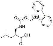 (S)-2-[(9H-FLUOREN-9-YLMETHOXYCARBONYLAMINO)-METHYL]-4-METHYL-PENTANOIC ACID 结构式