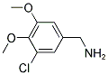 1-(3-CHLORO-4,5-DIMETHOXYPHENYL)METHANAMINE 结构式