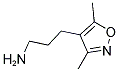 3-(3,5-DIMETHYL-4-ISOXAZOLYL)PROPYLAMINE 结构式