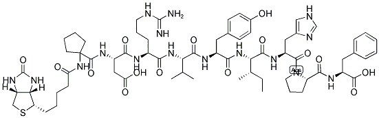 BIOTIN-LC-ANGIOTENSIN II 结构式