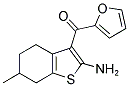 (2-AMINO-6-METHYL-4,5,6,7-TETRAHYDRO-1-BENZOTHIEN-3-YL)(2-FURYL)METHANONE 结构式