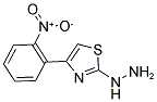 [4-(2-NITRO-PHENYL)-THIAZOL-2-YL]-HYDRAZINE 结构式