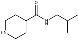 N-异丁基哌啶-4-甲酰胺 结构式