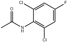 N-(2,6-二氯-4-氟苯基)乙酰胺 结构式