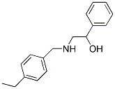 2-((4-ETHYLBENZYL)AMINO)-1-PHENYLETHANOL 结构式