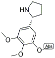 (R)-2-(3,4,5-TRIMETHOXYPHENYL)PYRROLIDINE 结构式