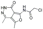 2-CHLORO-N-(1,7-DIMETHYL-4-OXO-3,4-DIHYDROFURO[3,4-D]PYRIDAZIN-5-YL)ACETAMIDE 结构式