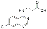 3-(7-CHLORO-QUINAZOLIN-4-YLAMINO)-PROPIONIC ACID 结构式