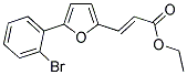 3-[5-(2-BROMO-PHENYL)-FURAN-2-YL]-ACRYLIC ACID ETHYL ESTER 结构式