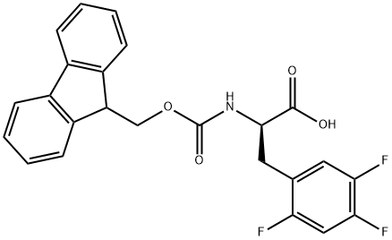 FMOC-D-2,4,5-TRIFLUOROPHE 结构式