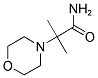 2-METHYL-2-(4-MORPHOLINYL)PROPANAMIDE 结构式