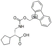 (R)-2-CYCLOPENTYL-3-(9H-FLUOREN-9-YLMETHOXYCARBONYLAMINO)-PROPIONIC ACID 结构式