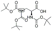 BOC-L-GLA(OTBU)2-OH 结构式
