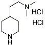 DIMETHYL-(2-PIPERIDIN-4-YL-ETHYL)-AMINE DIHYDROCHLORIDE 结构式