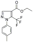 ETHYL 5-(TRIFLUOROMETHYL)-1-P-TOLYL-1H-PYRAZOLE-4-CARBOXYLATE 结构式