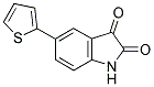 5-(2-THIENYL)-1H-INDOLE-2,3-DIONE 结构式