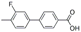 3'-FLUORO-4'-METHYLBIPHENYL-4-CARBOXYLIC ACID 结构式