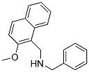 N-BENZYL-1-(2-METHOXY-1-NAPHTHYL)METHANAMINE 结构式