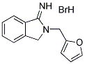 2-(2-FURYLMETHYL)ISOINDOLIN-1-IMINE HYDROBROMIDE 结构式