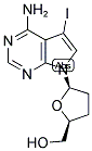 7-IODO-2',3'-DIDEOXY-7-DEAZAADENOSINE 结构式