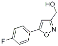 5-(4-FLUOROPHENYL)ISOXAZOLE-3-METHANOL 结构式