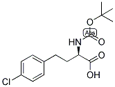 (R)-2-TERT-BUTOXYCARBONYLAMINO-4-(4-CHLORO-PHENYL)-BUTYRIC ACID 结构式