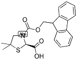 (R)-N-ALPHA-(9-FLUORENYLMETHYLOXYCARBONYL)-L-5,5-DIMETHYL-THIAZOLIDINE-2-CARBOXYLIC ACID 结构式