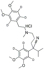 VERAPAMIL-D6, HYDROCHLORIDE 结构式