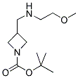 3-[(2-METHOXY-ETHYLAMINO)-METHYL]-AZETIDINE-1-CARBOXYLIC ACID TERT-BUTYL ESTER 结构式