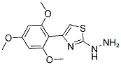 [4-(2,4,6-TRIMETHOXY-PHENYL)-THIAZOL-2-YL]-HYDRAZINE 结构式