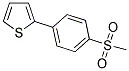 2-[4-(Methylsulfonyl)phenyl]thiophene 结构式