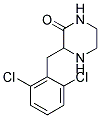 3-(2,6-DICHLORO-BENZYL)-PIPERAZIN-2-ONE 结构式