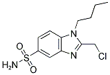 1-BUTYL-2-(CHLOROMETHYL)-1H-BENZIMIDAZOLE-5-SULFONAMIDE 结构式