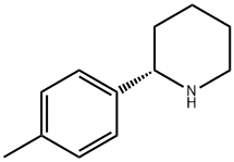 (S)-2-对-甲苯基哌啶 结构式
