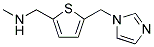 [5-(1H-Imidazol-1-ylmethyl)-2-thienyl]-N-methylmethanamine 结构式