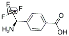 4-((1R)-1-AMINO-2,2,2-TRIFLUOROETHYL)BENZOIC ACID 结构式