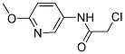 2-CHLORO-N-(6-METHOXYPYRIDIN-3-YL)ACETAMIDE 结构式