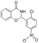 2-(2-CHLORO-5-NITRO-PHENYL)-2,3-DIHYDRO-BENZO[E]-[1,3]OXAZIN-4-ONE 结构式